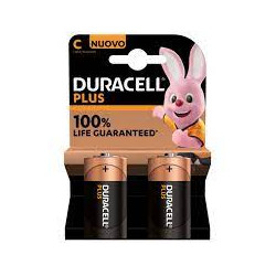 Pile duracell plus torcia alkaline 1.5 v 2 pz [mn1400]