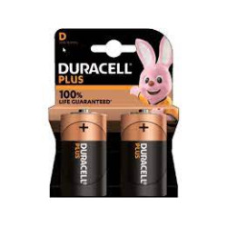 Pile duracell plus d torcia 1.5 v 2 pz [mn1300]