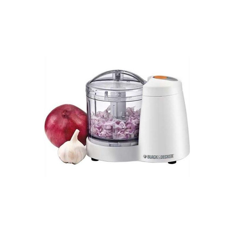 Tritatutto black & decker sc350 120w 350ml lame acciaio bianco