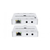 Extender hdmi level one cat.5/6 4k 50 m bianco [hve-9007]