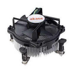 Dissipatore cpu akasa per lga775/lga115x/lga1200 nero [ak-955a-bv2]