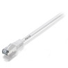 Patch cable equip rj45 s/ftp cat6 1,0m white pimf hf (sstp) [605510]