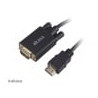 Cavo monitor akasa hdmi a vga 2m nero [ak-cbhd26-20bk]