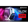 Case sharkoon elite shark ca700 bianco/nero [4044951032112]