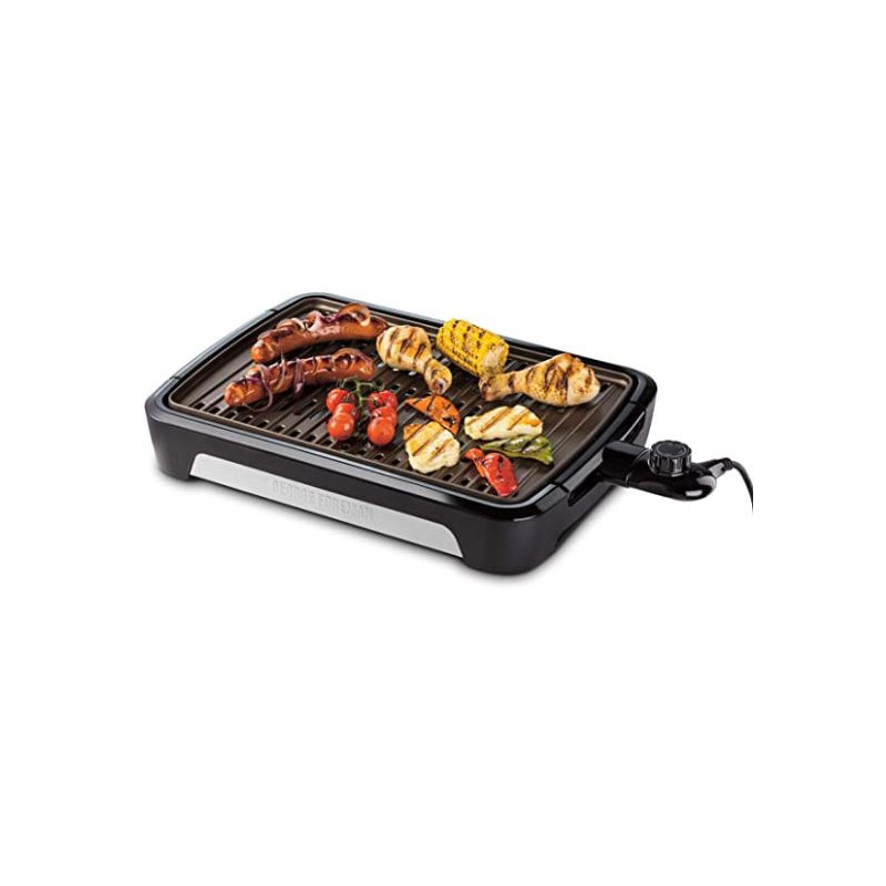 Griglia barbecue george foreman senza fumo nero [25850-56]