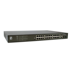 Switch levelone switch gep-2821 28porte gigabit poe 2 xgigabit