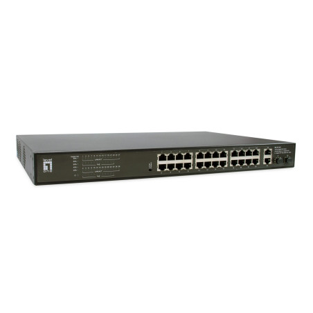 Switch levelone switch gep-2821 28porte gigabit poe 2 xgigabit