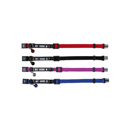 Collare trixie my home tx-4180 per gatti con supporto in nylon