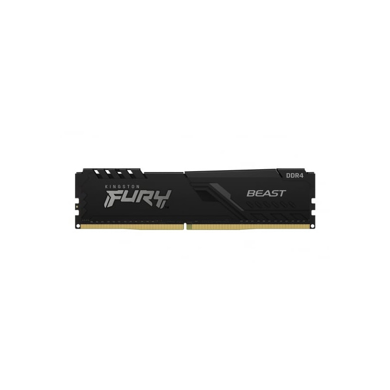 Ram dimm ddr4 16gb kingston 3200mhz cl16 fury beast nero