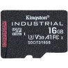 16gb scheda microsdhc kingston industrial c10 a1 + adattatore sd