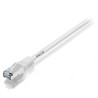 Patch cable equip rj45 s/ftp cat6 0,25m white pimf hf (sstp) [605513]