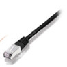 Patch cable equip rj45 s/ftp cat6 0,50m black hf [605597]