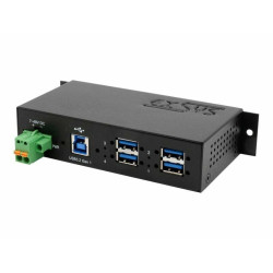 Hub exsys usb 3.2 esterno a 4 porte incluso cavo con cavo usb e kit