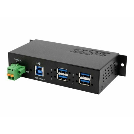 Hub exsys usb 3.2 esterno a 4 porte incluso cavo con cavo usb e kit