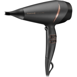 Asciugacapelli remington supercare pro con cavo 3m 2200w nero [ac7200]