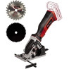 Mini sega circolare einhell portatile a batteria te-cs 18/89
