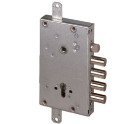 Serratura cisa con ingranaggi per porta blindata 4 pistoni 125x203