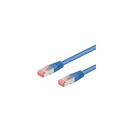 Patch cable rj45 s/ftp cat6 0,50m blau pimf