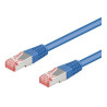 Patch cable rj45 s/ftp cat6 0,50m blau pimf