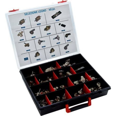 Assortimento serrature mobili legno omr 50pz [class/leg]