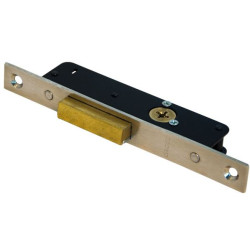 Serratura acciaio omr per cassetti e antine 16x148mm 3 chiavi [100872]