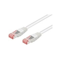 Patch cavo rj45 s/ftp cat6 0,50m white pimf [93501]