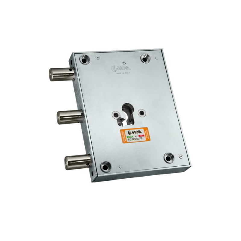 Serratura moia per porte blindate a 3 pistoni 135x180x30mm [rfi661/640rf]