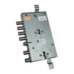 Serratura doppio cilindro moia 6 pistoni 135x256x30mm [6654/281dfb/s2]