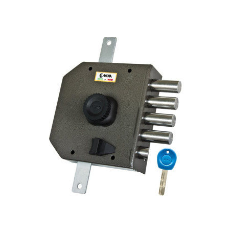 Serratura pompa moia triplice ad applicare 4 pistoni 143,5x153,5x29mm