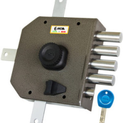 Serratura pompa moia 4 chiusure verticali 4 pistoni 143,5x153,5x29mm