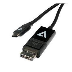 Cavo usb v7 tipo-c a dp 2m nero [v7ucdp-2m]