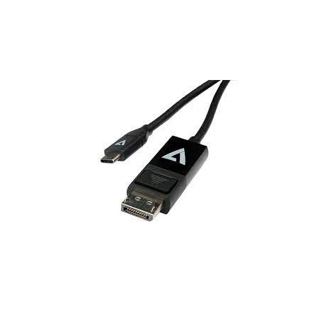 Cavo usb v7 tipo-c a dp 2m nero [v7ucdp-2m]