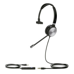 Cuffia yealink uh36 mono con cavo usb 2.0 nero [uh36-mono-usb]