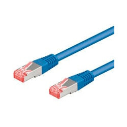 Patch cavo rj45 s/ftp cat6 3,00m blue pimf