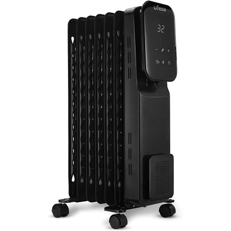 Radiatore ad olio alder a led con telecomando 13 nervature 2500 w