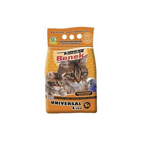 Mangimi animali certech lettiera naturale super benek 5l