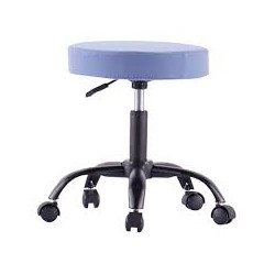 Sgabello girevole techly con ruote altezza regolabile tessuto sfoderabile