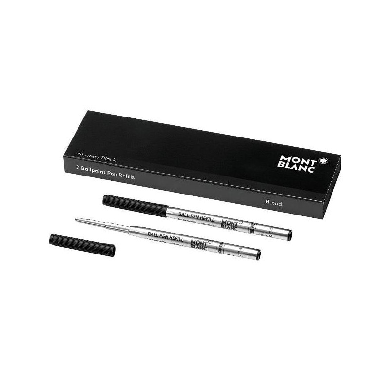 Refill penna a sfera mont blanc mystery b 2 pz nero [128212]
