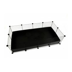 Recinto per cane c e c 3x2 145x75 cm nero