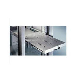Ripiano tecnosteel 2u p600 per rack estraibile nero [f9105n]