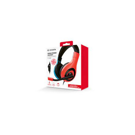 Cuffie bigben switch rosso/blu