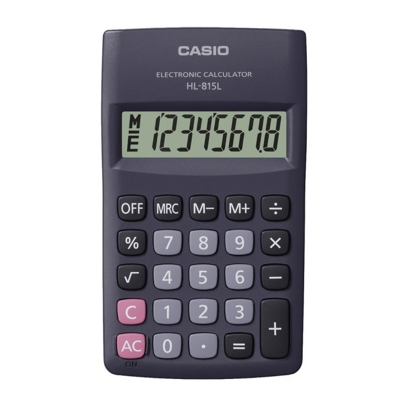Calcolatrice casio hl-815 8 cifre tascabile