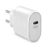 Caricabatterie sbs usb da parete 20w bianco