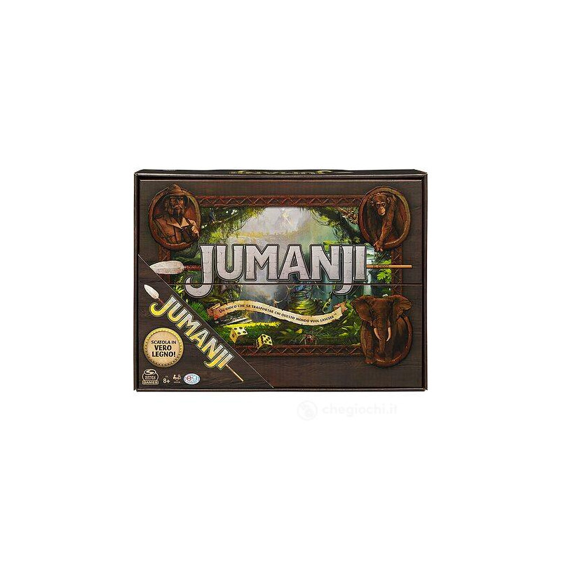 Giochi da tavolo spin master jumanji legno total refresh