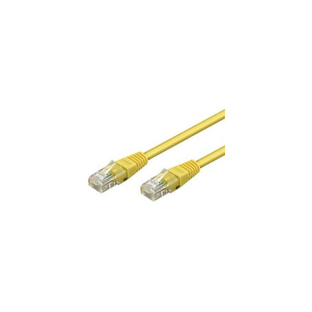 Patch cable rj45 u/utp cat6 3,00m yellow