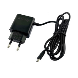 Caricabatterie techly alimentatore micro usb 5v 1a per smartphone