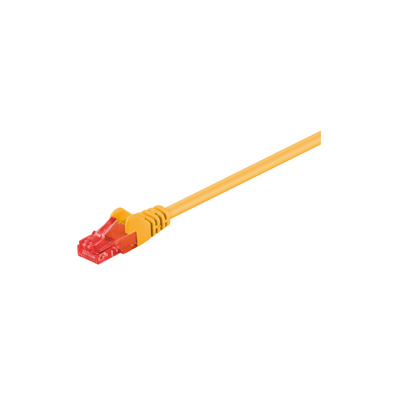 Patch cavo rj45 u/utp cat6 5,00m yellow [9814]