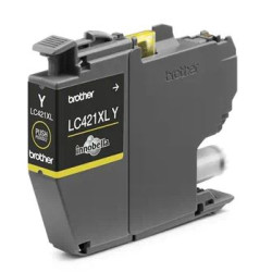 Cartuccia d'inchiostro brother originale 500pagine giallo [lc421xly]