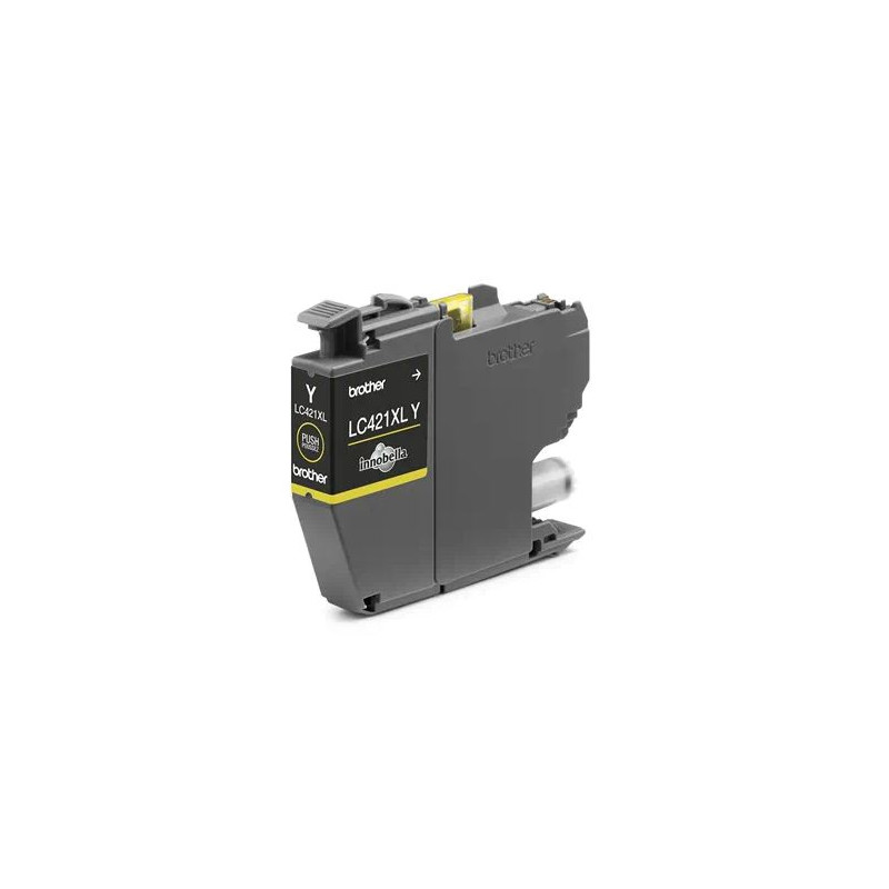 Cartuccia d'inchiostro brother originale 500pagine giallo [lc421xly]