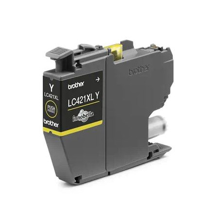 Cartuccia d'inchiostro brother originale 500pagine giallo [lc421xly]